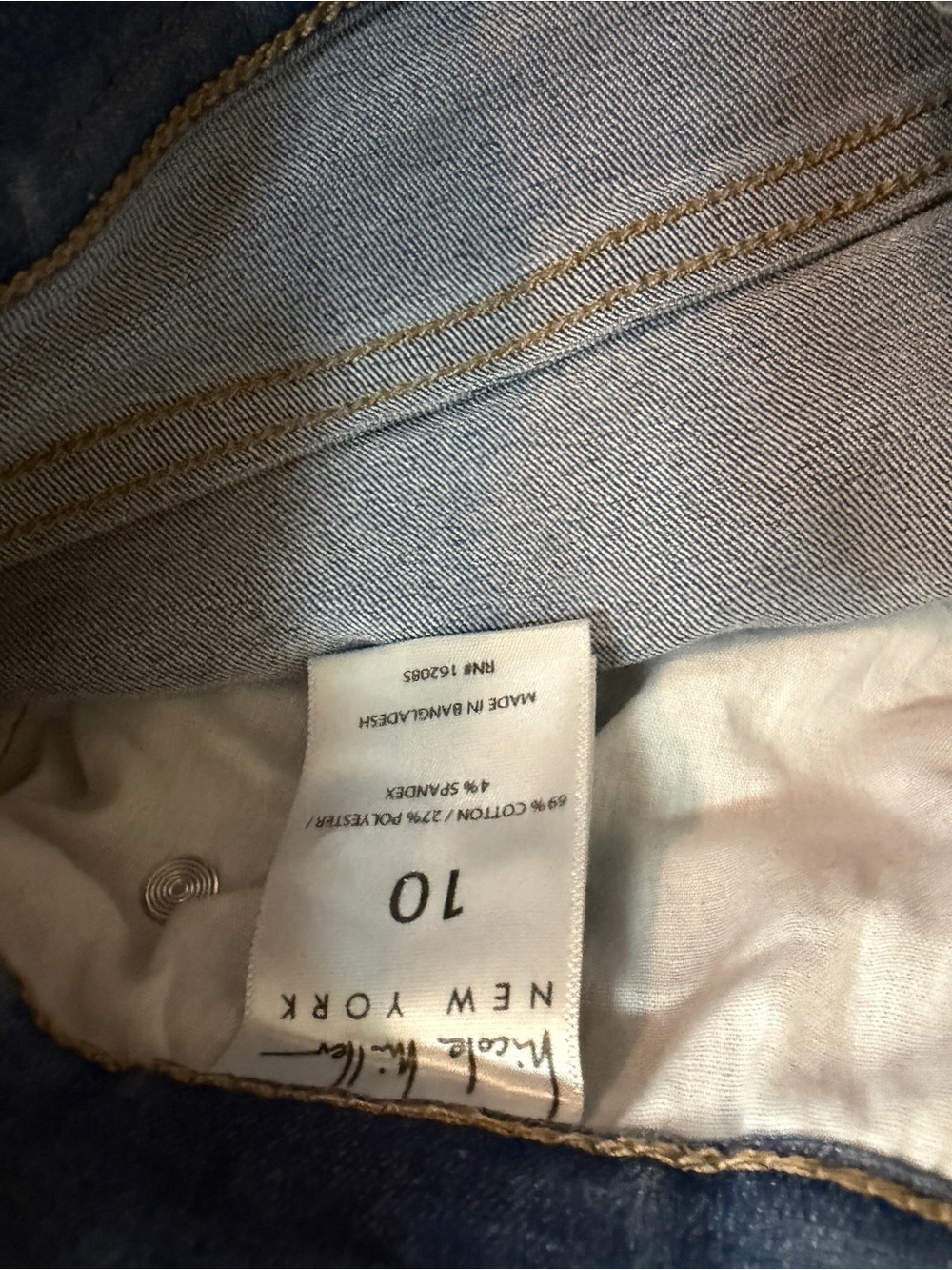 NICOLE MILLER New York soho high-rise Capri size 10 stretch - Picture 4 of 5